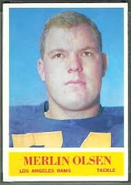 Merlin Olsen 1964 Philadelphia football card - Merlin_Olsen