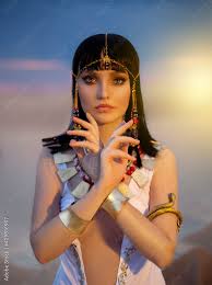 gold accessories egyptian makeup