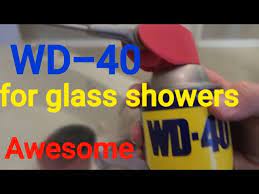 Wd 40 Cleans Glass Showers