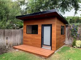 Modern Backyard Home Office Shed In Los