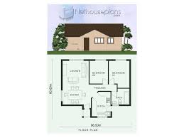 2 Bedroom House Plan Lc70c Bedroom