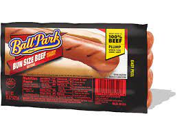 bun size beef hot dogs ball park brand