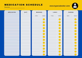 free printable cation schedule