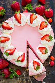no bake strawberry cheesecake video
