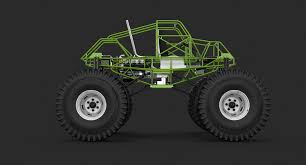 monster truck chis 3d model