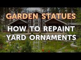how to repaint yard ornaments you