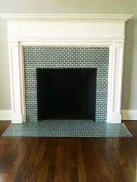 tips for glass tile fireplace install