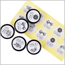 round printable labels for lip balm