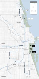 Chicago Marathon Elevation Map World Map Gray