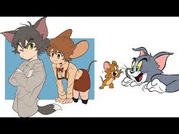 Tom and jerry (anime) by katori2000 on deviantart. Tom And Jerry As Humans Cartoon Vs Anime