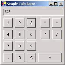 simple calculator program