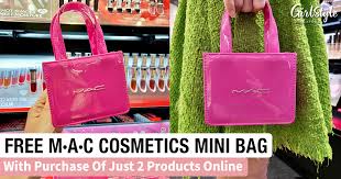 free mac cosmetics mini bag with