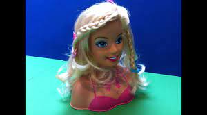 Búp Bê Barbie Mới - Trang Điểm Và Tạo Kiểu Tóc Cho Búp Bê Barbie (Phần 1)  Barbie Head Styling Doll - YouTube