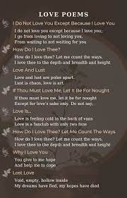 love poems best poems for love