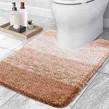 buganda luxury u shaped bathroom rugs