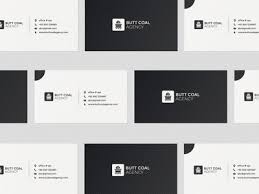 Clean business card template design. Black And White Business Card Designs Themes Templates And Downloadable Graphic Elements On Dribbble