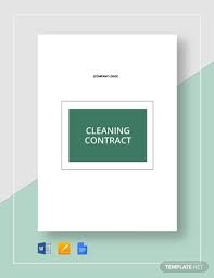 commercial cleaning contract 10