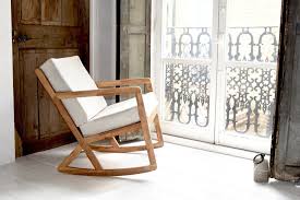 Ebb Contemporary Oak Rocking Chair