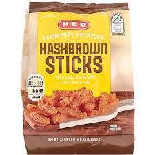 h e b frozen hashbrown sticks breakfast