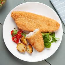 breaded formed fish fillet new coating