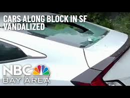 Vandal Smashes Car Windows Along Block