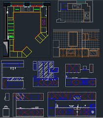 kitchen elevation free cad block and
