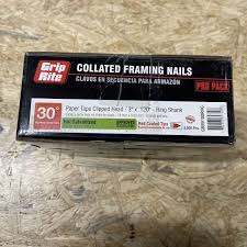 collated framing nails paper tape