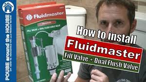 how to fit a toilet flush valve fill