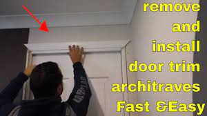 how to remove and install door trim