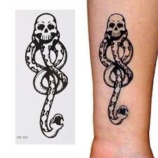 5pcs Harry Potter Dark Mark Death Eater Temporary Cosplay Tattoo Ebay