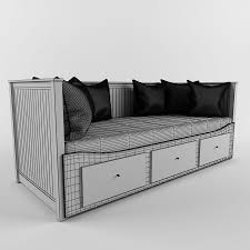sofa bed ikea hemnes 3d model 14
