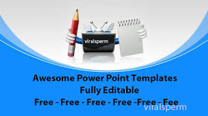 Awesome Powerpoint Template Free Download Viral Sperm