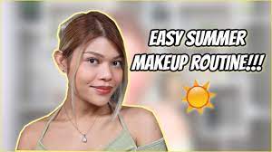 summer makeup routine sweat proof