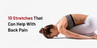 10 stretches that can help with back