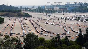 Professional sports event since the pandemic. Dodger Stadium Four Other Los Angeles Vaccination Sites To Temporarily Close Due To Shortage Of Supply Mayor Says Cnn