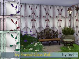The Sims Resource Ivy Frosted Glass Wall