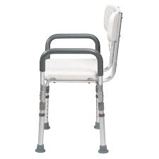 dynarex shower chair without back 18 22
