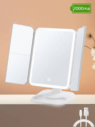 lighted makeup mirror rechargeable
