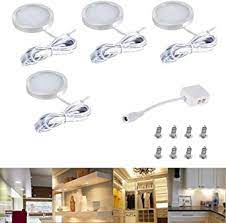 Most of our lights are leds, allowing them to produce brighter light than other types of bulbs while using less energy. 4pcs Led Under Cabinet Light Interior Led Roof Spot Lights For Dc 12v Rv Boat Kitchen Wardrobe Cupboard Showcase Bookcase Kitchen Living Room Warm White Amazon Co Uk Lighting