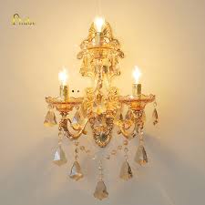 Crystal Candle Wall Sconce