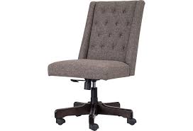 Most of them have no armrests and wheels. Office Chair Program Home Office Swivel Desk Chair In Graphite Fabric Belfort Furniture Office Task Chairs