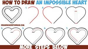 Perspective and dimension are difficult to capture for both beginning and established artists, but now. Heart 3d Drawing Easy For Kids Step By Step Novocom Top