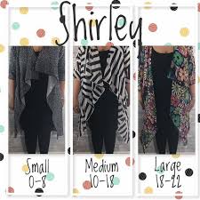 Size Comparison Of The Shirley Lularoe Shirley Sizing