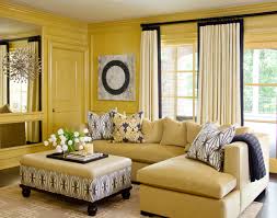gray and yellow living room photos
