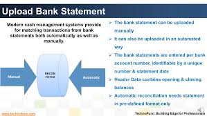 Key Features Of Bank Account Reconciliation Process Flow