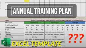 annual plan in excel cscs ch