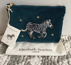 elizabeth scarlett zebra mini pouch ebay