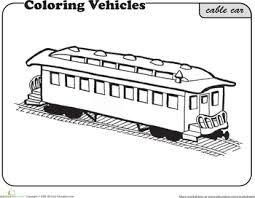 Ask your child what city is this cable car in and see what answer he gives. Cable Car Worksheet Education Com Cars Coloring Pages Cable Cars Car