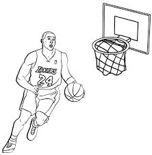 Some of the coloring page names are kobe bryant los angeles lakers 24 nba youth 8 20 home jersey youth large 1416, kobebryant coloring, pauls. Kobe Bryant Coloring Page Of Nba Basketball Mitraland