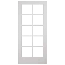 White Primed Wood Interior Door Slab